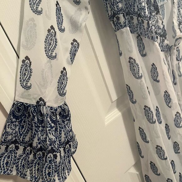 Boho Cover-Up Navy & White - Picture 7 of 11